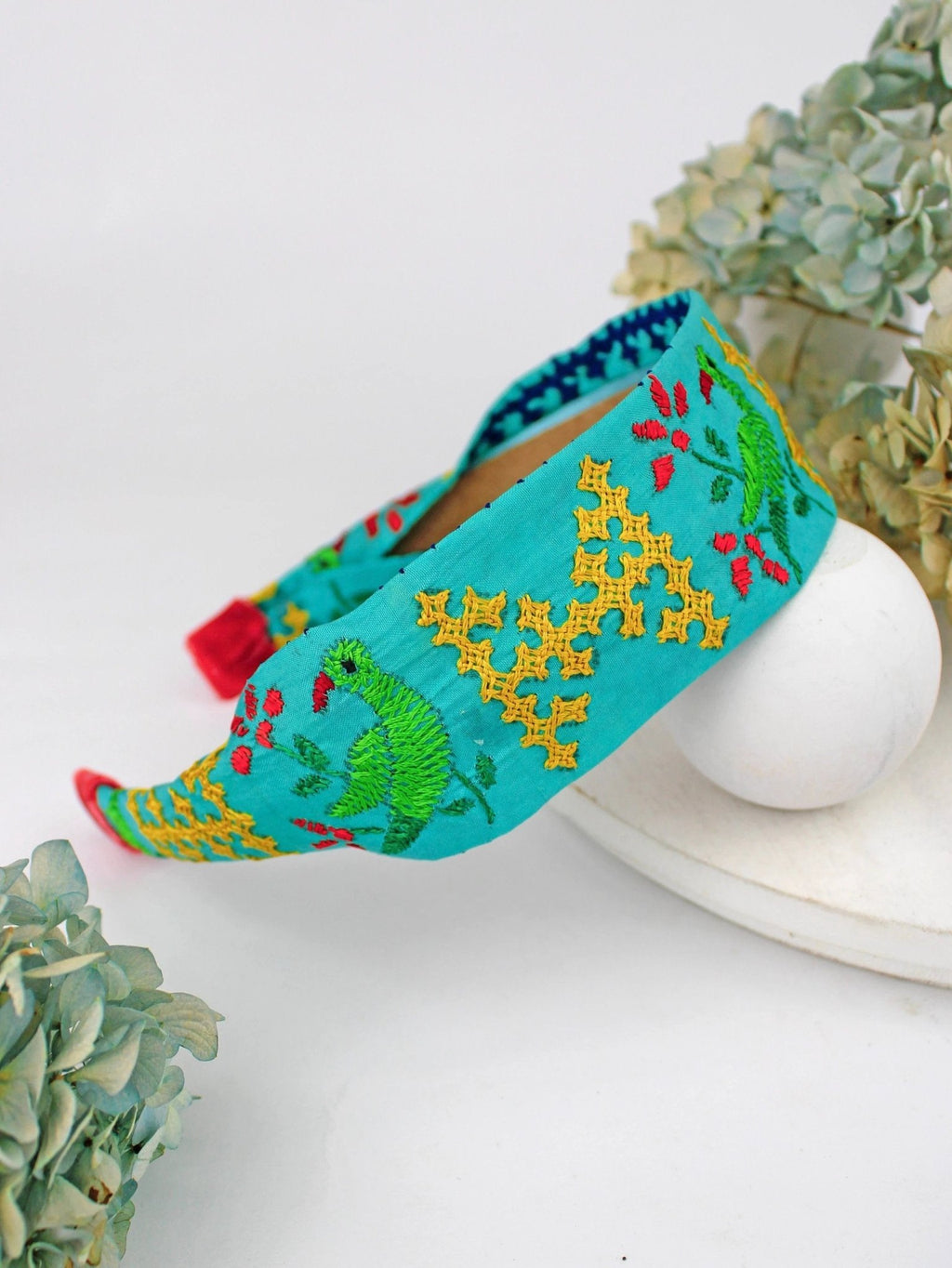 Frida Embroidered Headband by Ash & Rose