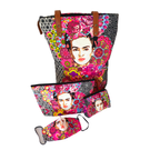 Frida Kahlo Printed Boho Wristlet | Clutch - Thailand Bags La Vie Bien Frida Kahlo Printed Boho Wristlet | Clutch - Thailand