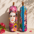 Frida Kahlo Printed Pencil | Brush Boho Colorful Case - Thailand Bags La Vie Bien Frida Kahlo Printed Pencil | Brush Boho Colorful Case - Thailand