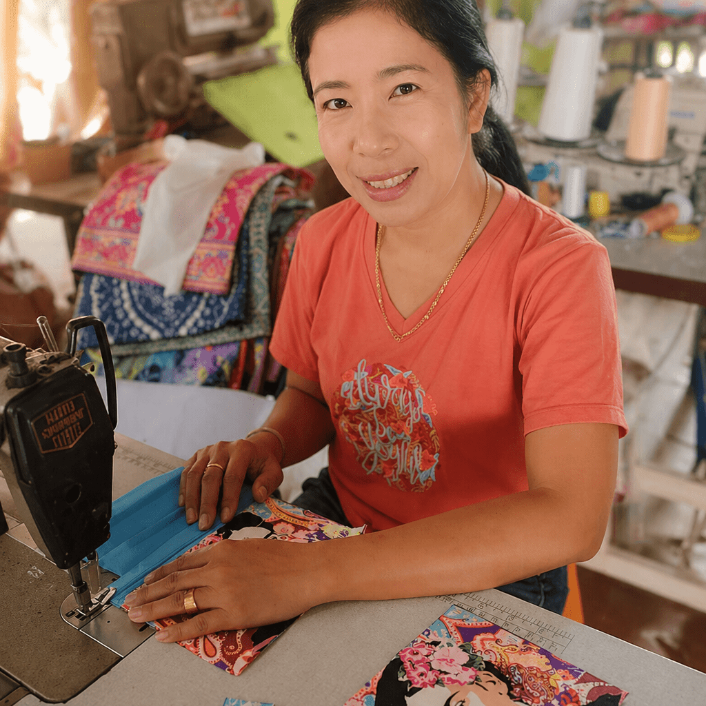 Frida Kahlo Printed Tote Bag with Zipper - Thailand Bags La Vie Bien Frida Kahlo Printed Tote Bag with Zipper - Thailand