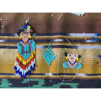 Frida Kahlo Seed Bead Keychain - Guatemala Keychains La Vie Bien Frida Kahlo Seed Bead Keychain - Guatemala