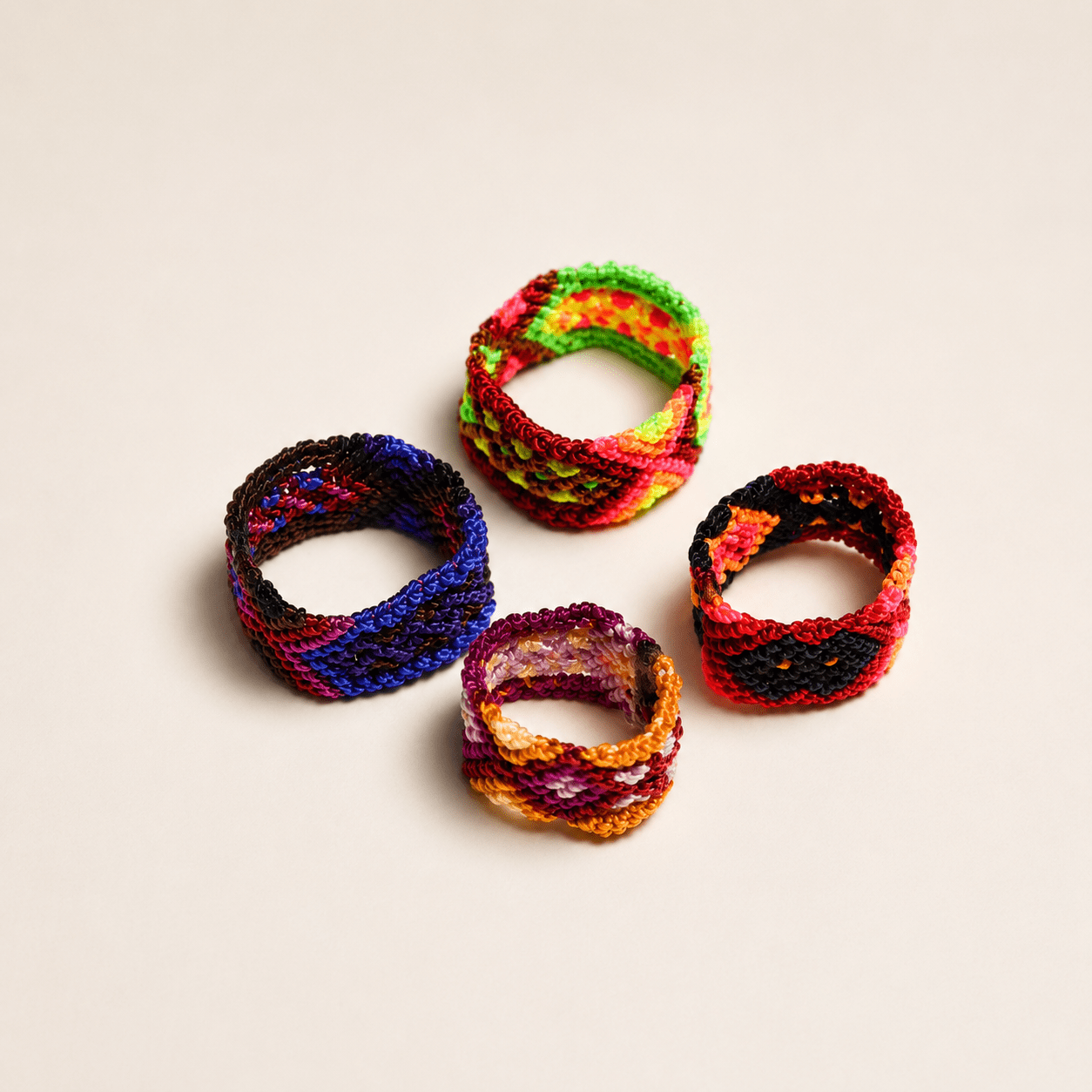 Friendship Macrame Woven Ring - Mexico Jewelry La Vie Bien Friendship Macrame Woven Ring - Mexico