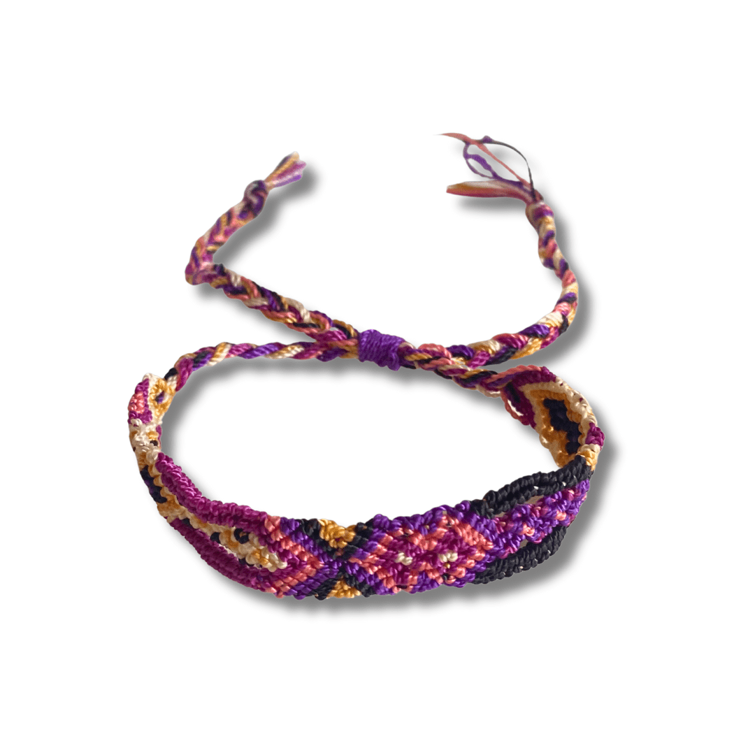 Friendship Woven Bracelet Slide Knot String - Choose Color - Mexico Jewelry La Vie Bien Friendship Woven Bracelet Slide Knot String - Choose Color - Mexico