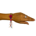 Friendship Woven Pom Pom Bracelet - Mexico Jewelry La Vie Bien Friendship Woven Pom Pom Bracelet - Mexico