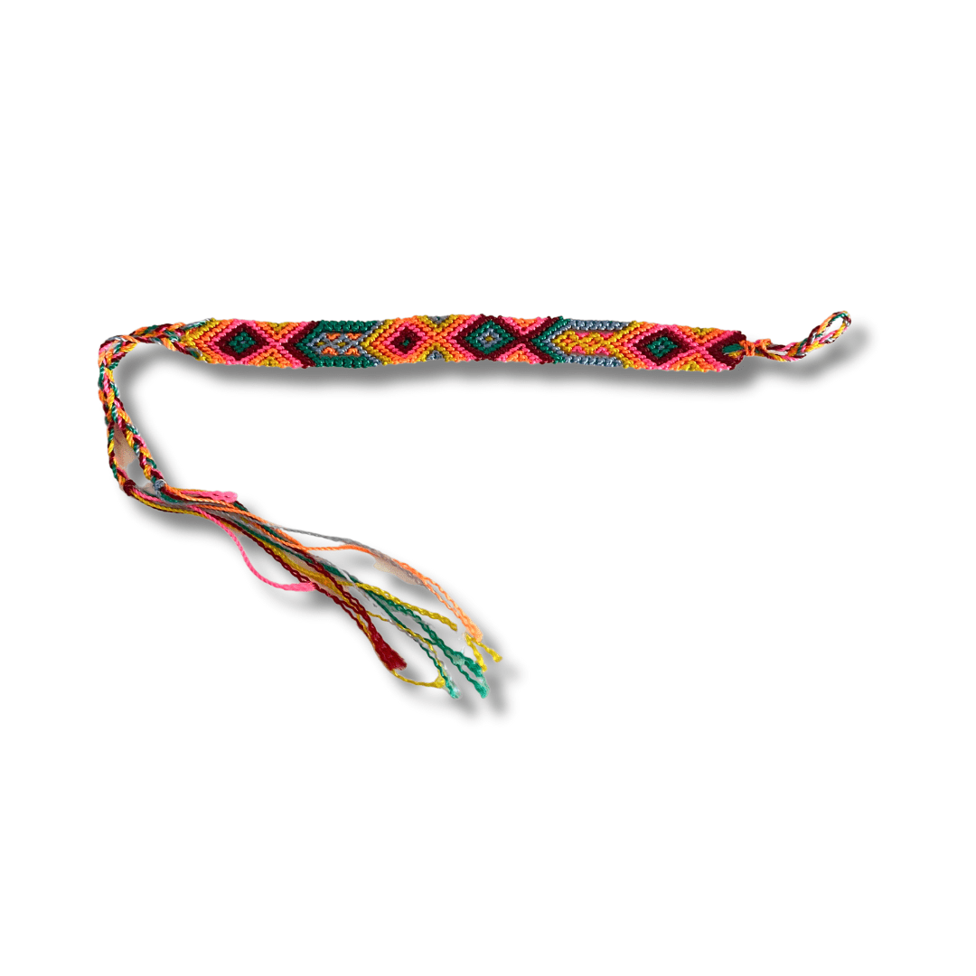 Friendship Woven String Bracelet Small Macrame - Choose Color - Mexico Jewelry La Vie Bien Friendship Woven String Bracelet Small Macrame - Choose Color - Mexico
