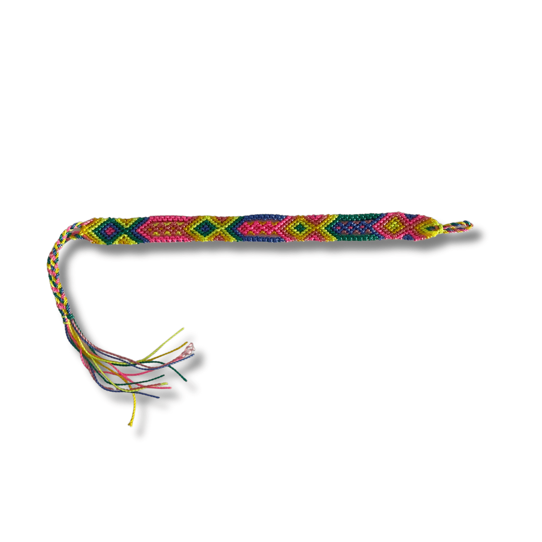 Friendship Woven String Bracelet Small Macrame - Choose Color - Mexico Jewelry La Vie Bien Friendship Woven String Bracelet Small Macrame - Choose Color - Mexico