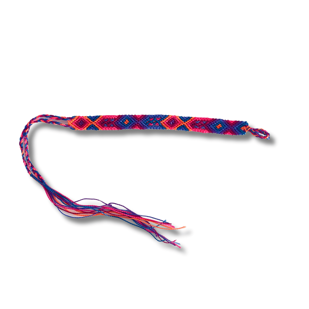 Friendship Woven String Bracelet Small Macrame - Choose Color - Mexico Jewelry La Vie Bien Friendship Woven String Bracelet Small Macrame - Choose Color - Mexico