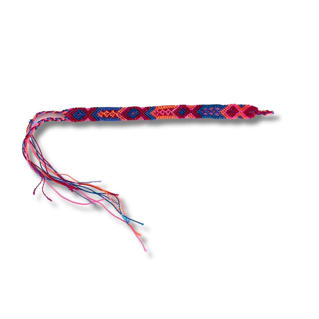 Friendship Woven String Bracelet Small Macrame - Choose Color - Mexico Jewelry La Vie Bien Friendship Woven String Bracelet Small Macrame - Choose Color - Mexico