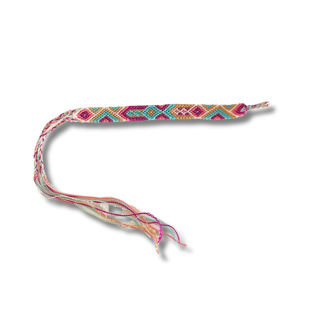 Friendship Woven String Bracelet Small Macrame - Choose Color - Mexico Jewelry La Vie Bien Friendship Woven String Bracelet Small Macrame - Choose Color - Mexico