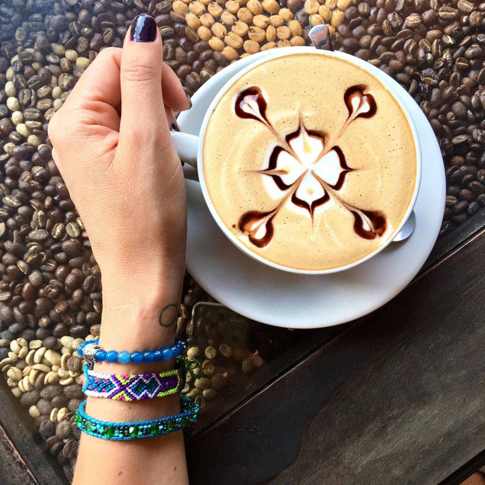 Friendship Woven String Bracelet Small Macrame - Choose Color - Mexico Jewelry La Vie Bien Friendship Woven String Bracelet Small Macrame - Choose Color - Mexico