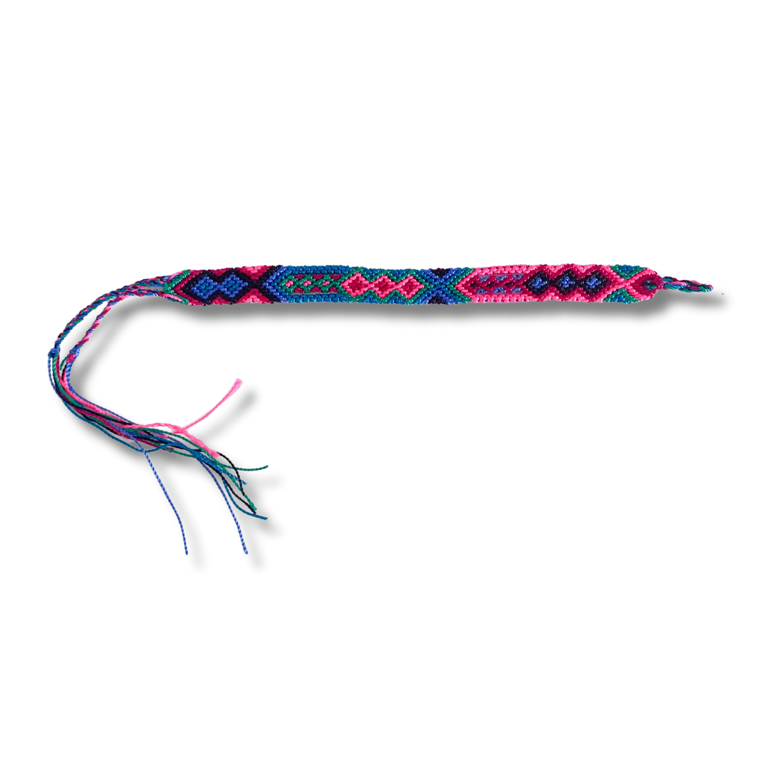 Friendship Woven String Bracelet Small Macrame - Choose Color - Mexico Jewelry La Vie Bien Friendship Woven String Bracelet Small Macrame - Choose Color - Mexico