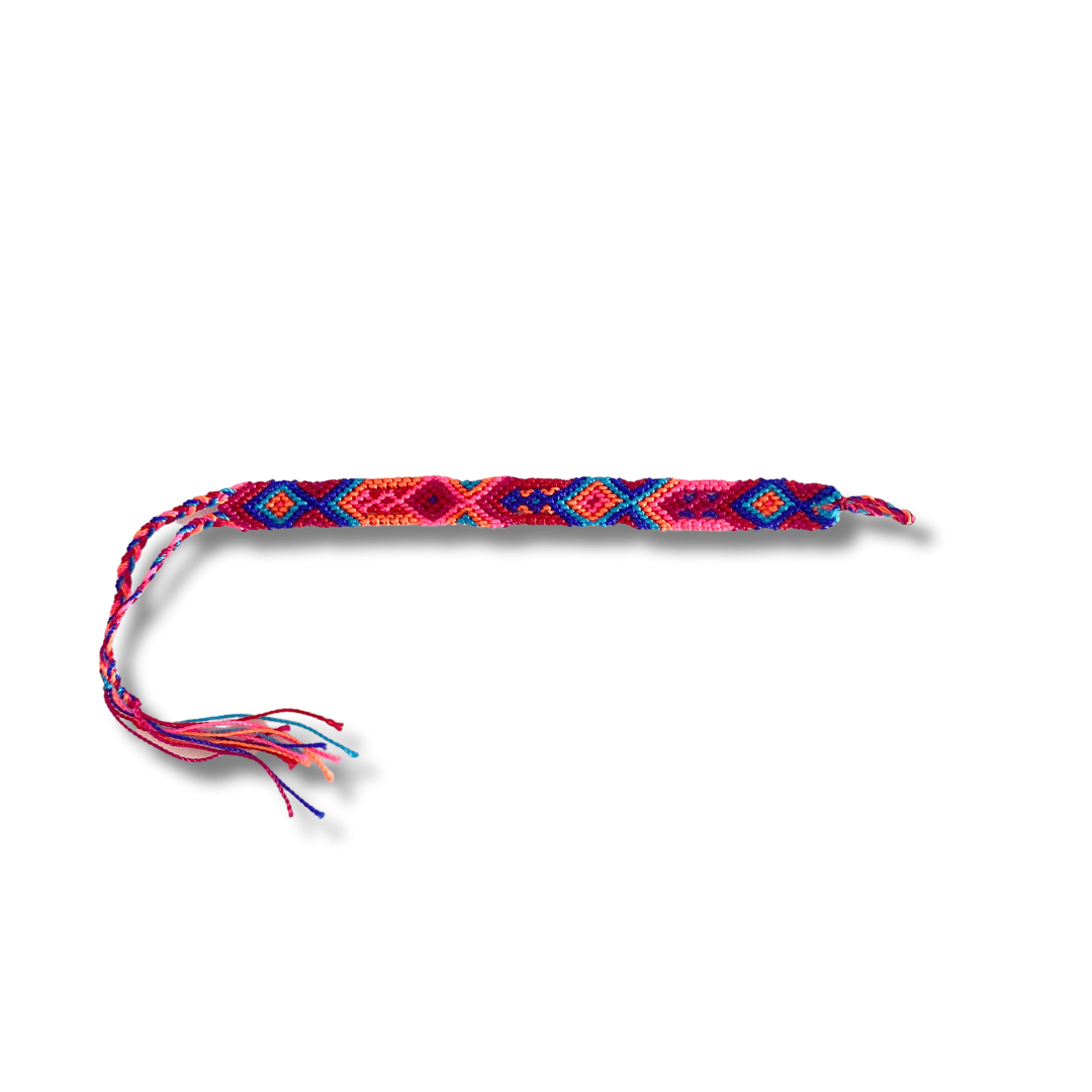 Friendship Woven String Bracelet Small Macrame - Choose Color - Mexico Jewelry La Vie Bien Friendship Woven String Bracelet Small Macrame - Choose Color - Mexico