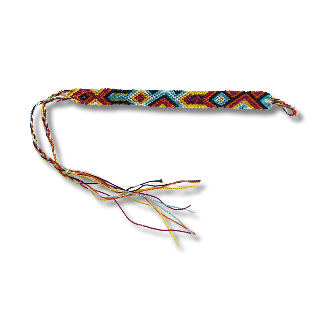 Friendship Woven String Bracelet Small Macrame - Choose Color - Mexico Jewelry La Vie Bien Friendship Woven String Bracelet Small Macrame - Choose Color - Mexico