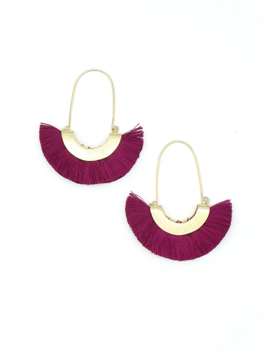 Fringe Hoops by Fair Anita