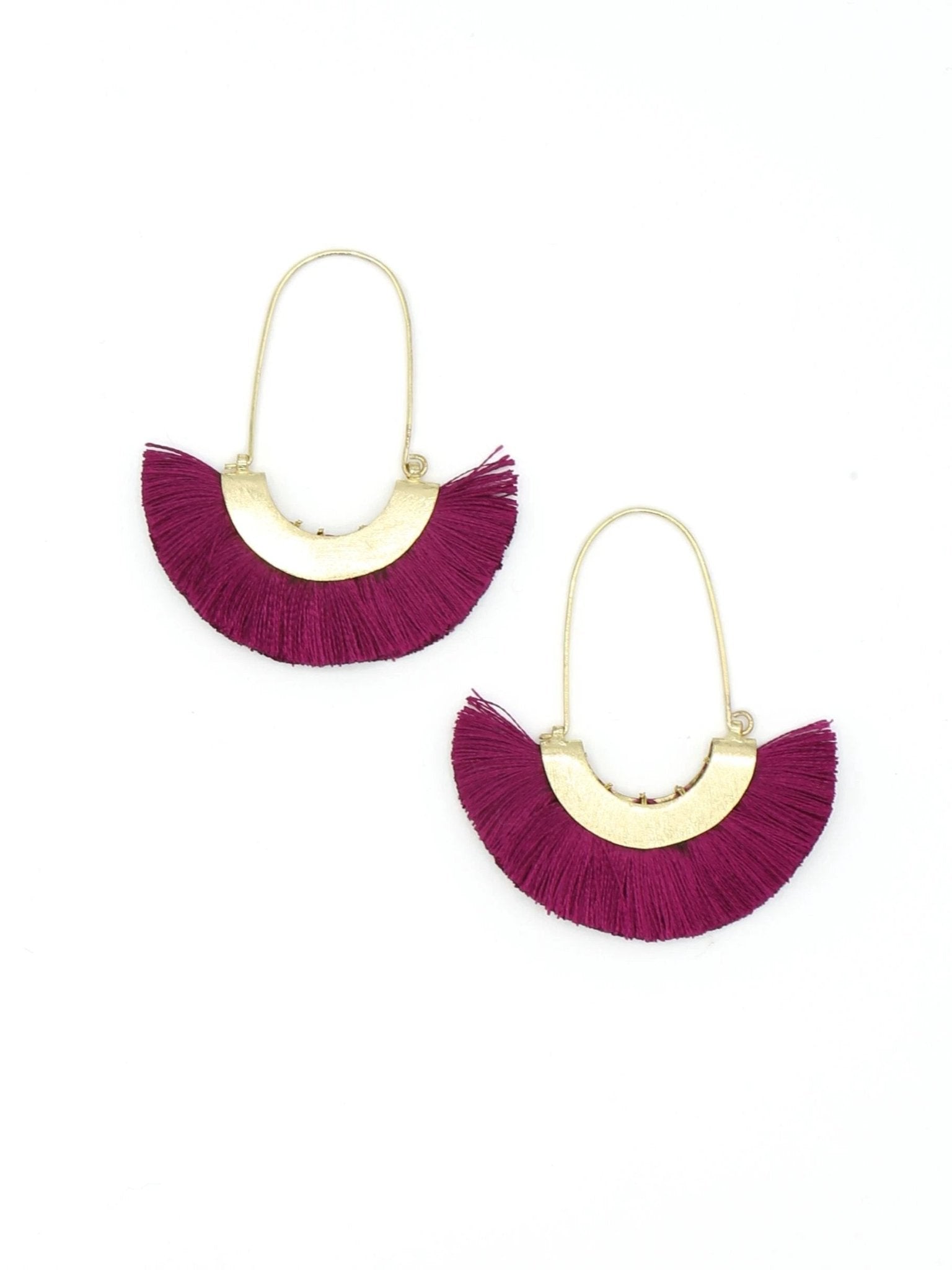 Fringe Hoops by Fair Anita