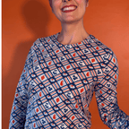 Fruit Picnic Pullover in Blueberry Sweatshirt La Vie Bien Fruit Picnic Pullover in Blueberry