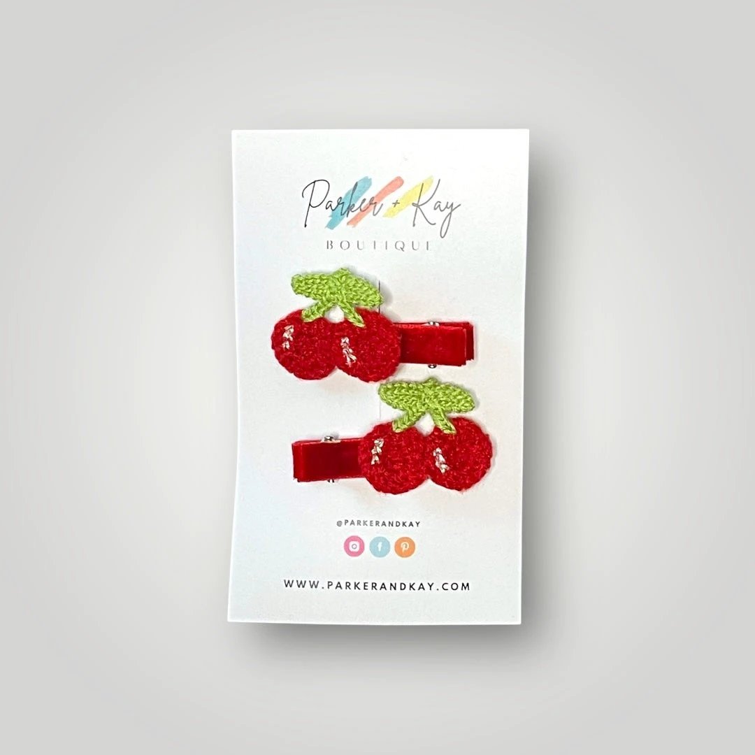 Fruity Fun Hair Clips by Parker + Kay Creative