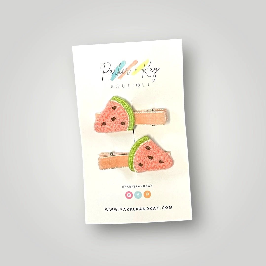 Fruity Fun Hair Clips by Parker + Kay Creative