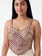 2124 - Backless blouse