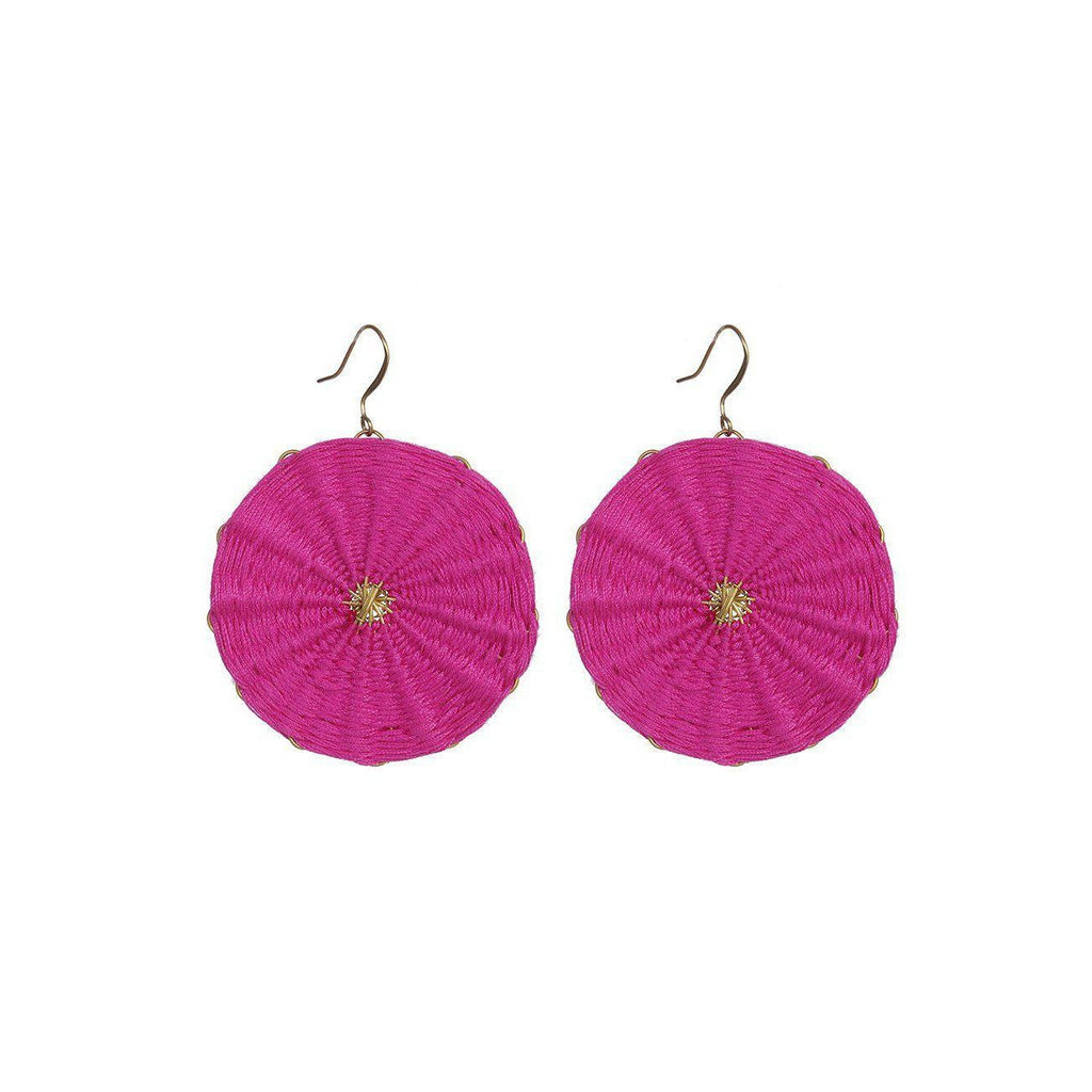 Full Circle Woven Earrings - Thailand Jewelry La Vie Bien Full Circle Woven Earrings - Thailand