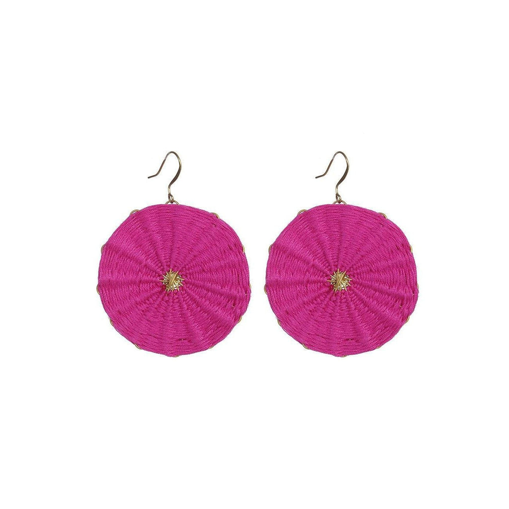 Full Circle Woven Earrings - Thailand Jewelry La Vie Bien Full Circle Woven Earrings - Thailand