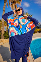 Full Coverage Modest Burkini – Islamic Swimwear Set for Women M2515 Covered Burkini Swimwear La Vie Bien Full Coverage Modest Burkini – Islamic Swimwear Set for Women M2515