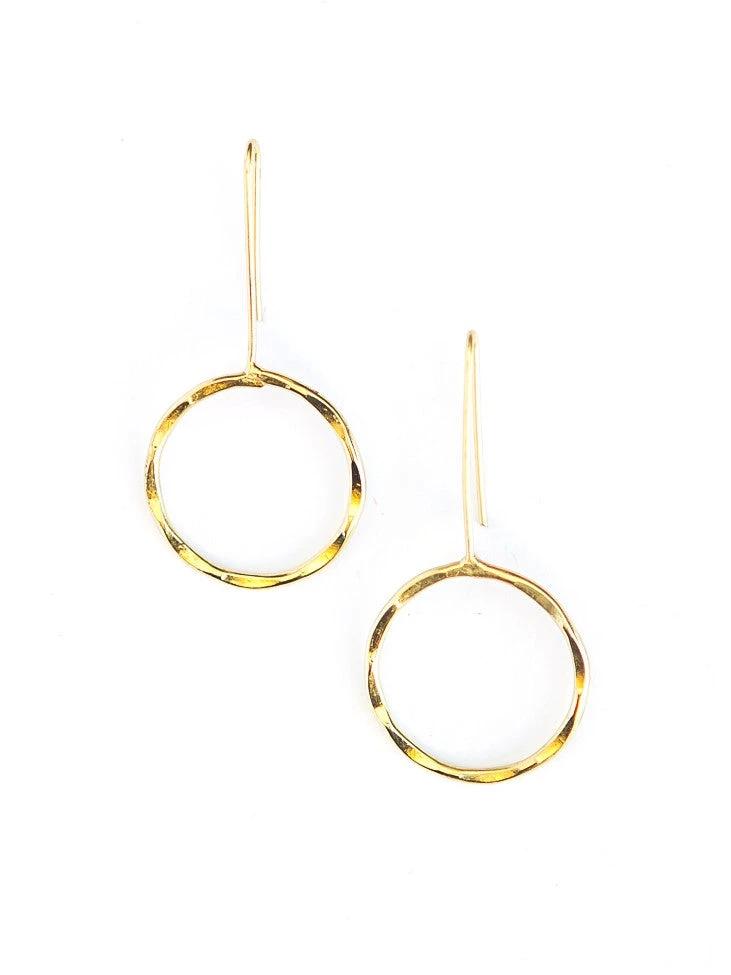 Full Moon Drop Earrings by Fair Anita