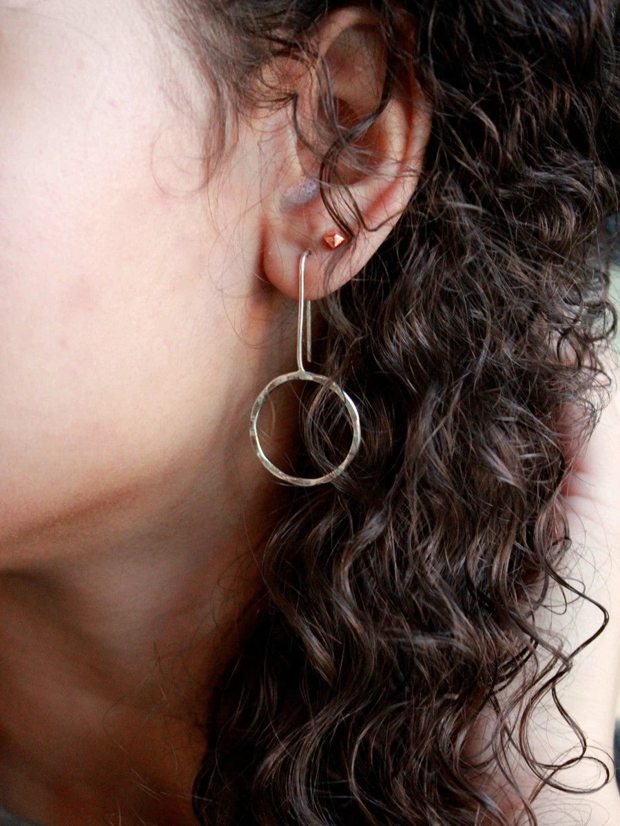 Full Moon Drop Earrings by Fair Anita
