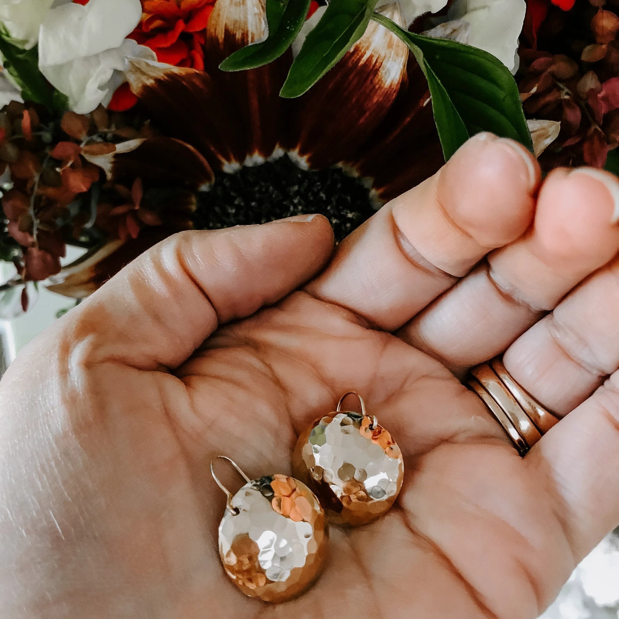 Full Moon Earrings by Derive Jewelry