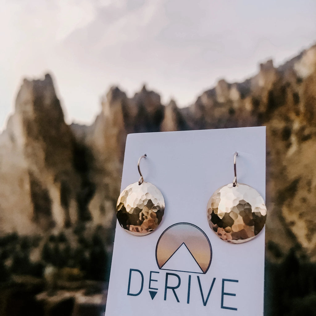 Full Moon Earrings by Derive Jewelry