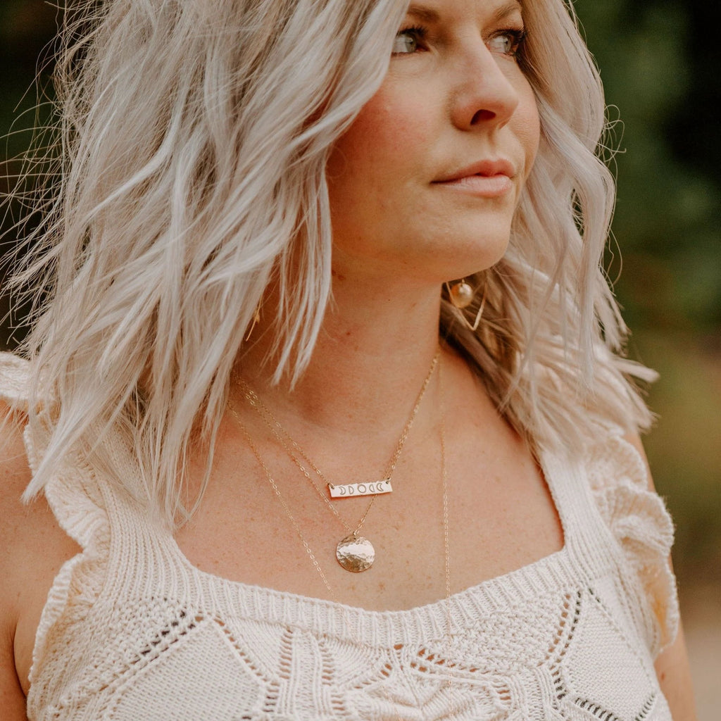 Full Moon Necklace by Derive Jewelry