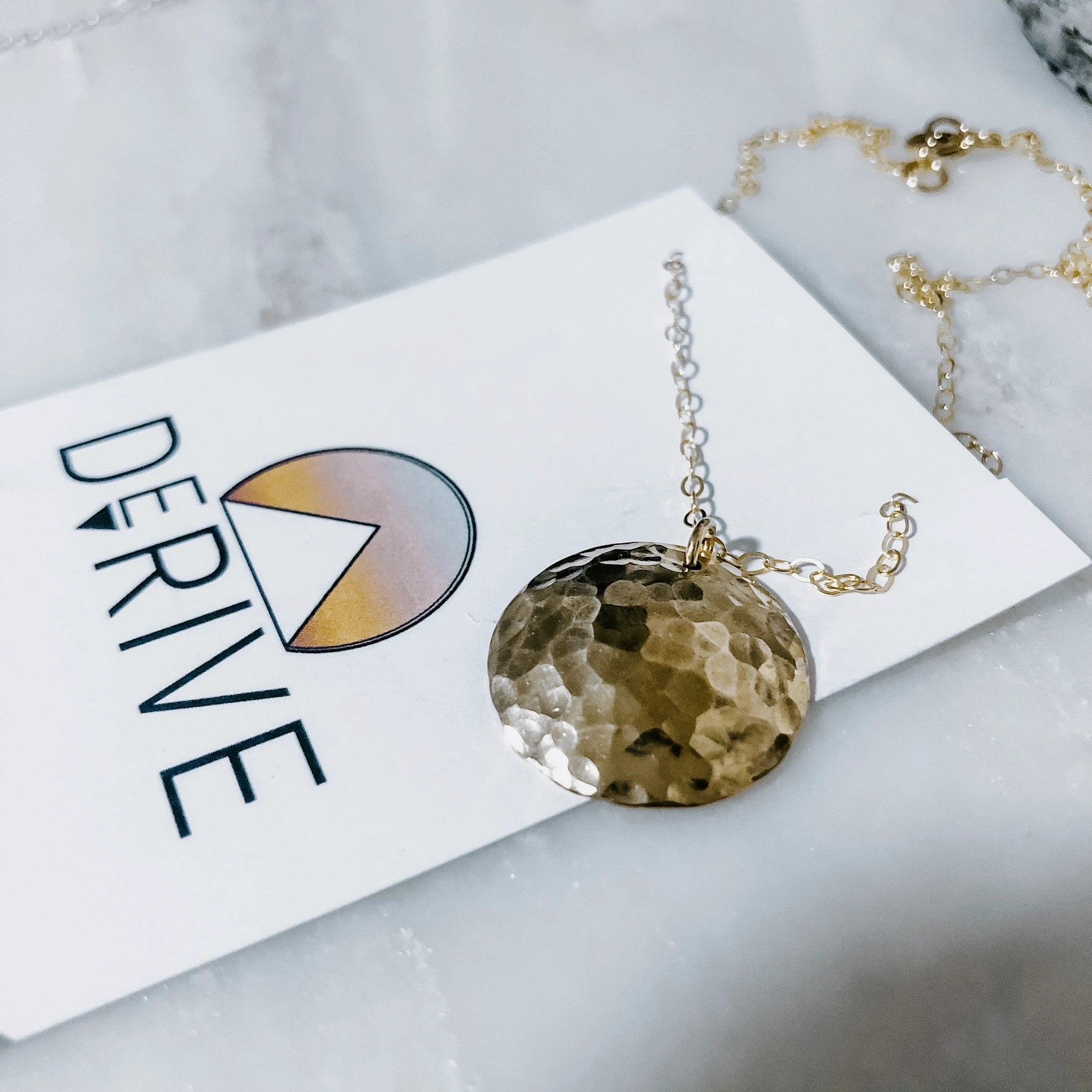 Full Moon Necklace by Derive Jewelry