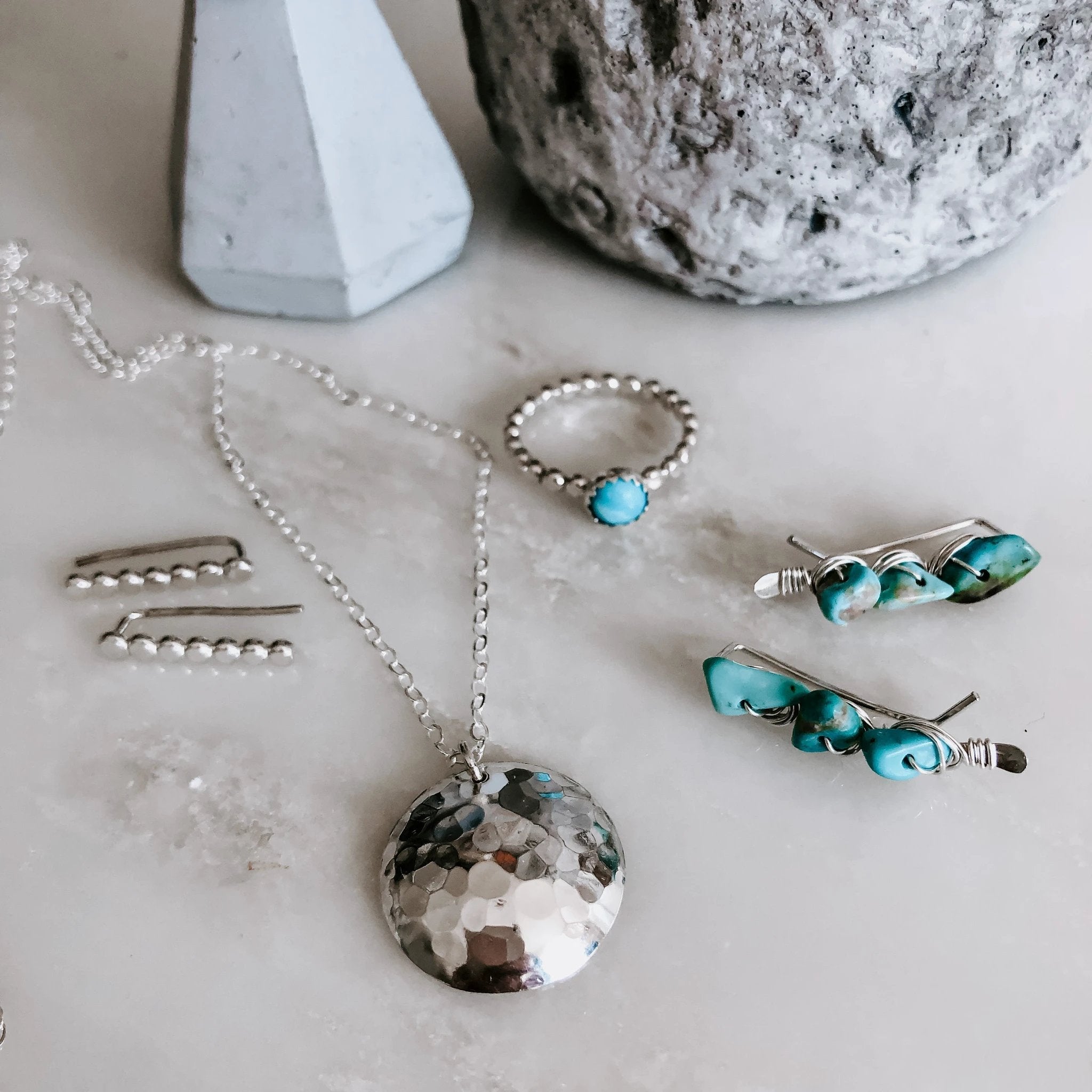 Full Moon Necklace by Derive Jewelry