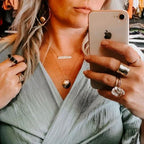 Full Moon Necklace by Derive Jewelry