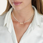 Full Pearls Angel Numbers Necklace La Vie Bien Full Pearls Angel Numbers Necklace