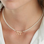 Full Pearls Angel Numbers Necklace La Vie Bien Full Pearls Angel Numbers Necklace
