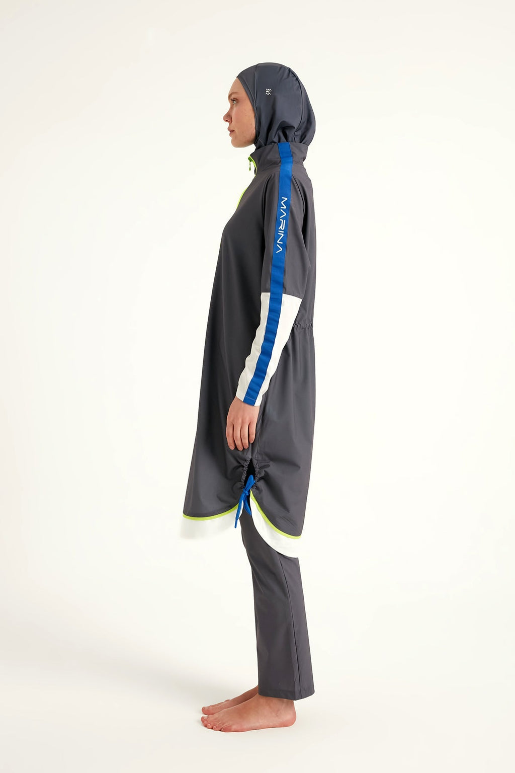 Fume Full Coverage Modest Swimwear Burkini Set M2514 Covered Burkini Swimwear La Vie Bien Fume Full Coverage Modest Swimwear Burkini Set M2514
