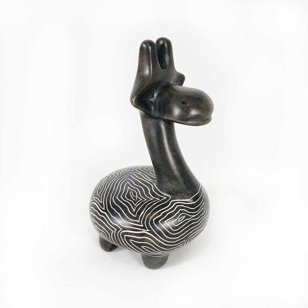 Funky Gray Giraffe - Soapstone La Vie Bien Funky Gray Giraffe - Soapstone