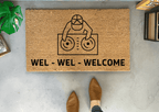 Funny DJ Doormat by Nickel Designs Custom Doormats