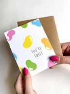 Funny "You're Sweet" Card for Anniversary, Valentine's Day, or Just Because by Five Dot Post
