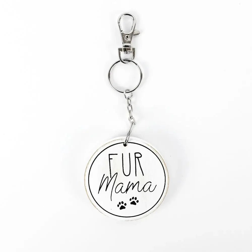 Fur Mama Key Chain | Paw Print Pet Mom Accessory Keychain La Vie Bien Fur Mama Key Chain | Paw Print Pet Mom Accessory