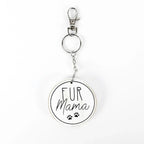 Fur Mama Key Chain | Paw Print Pet Mom Accessory Keychain La Vie Bien Fur Mama Key Chain | Paw Print Pet Mom Accessory