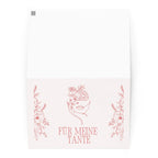 Für meine tante Greeting card by La Vie Bien