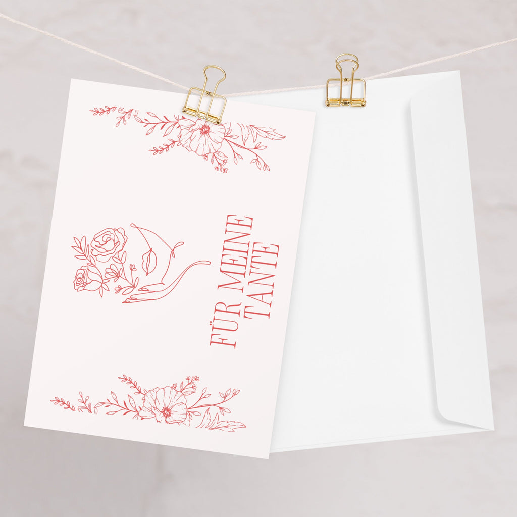 Für meine tante Greeting card
