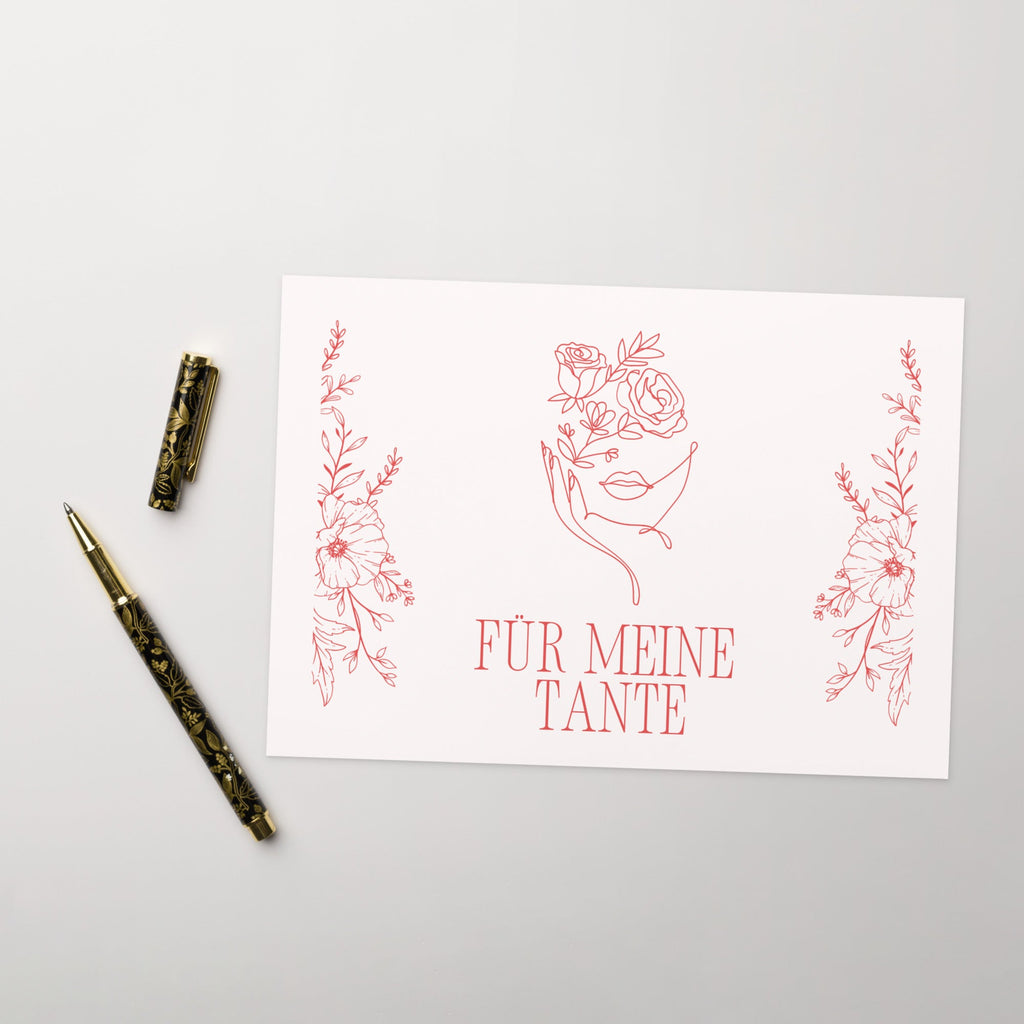 Für meine tante Greeting card