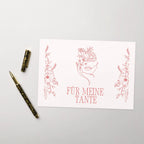 Für meine tante Greeting card by La Vie Bien