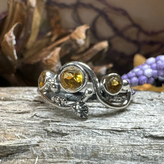 Wild Irish Rose Ring in Sterling Silver