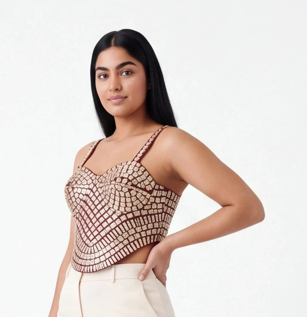 2124 - Backless blouse