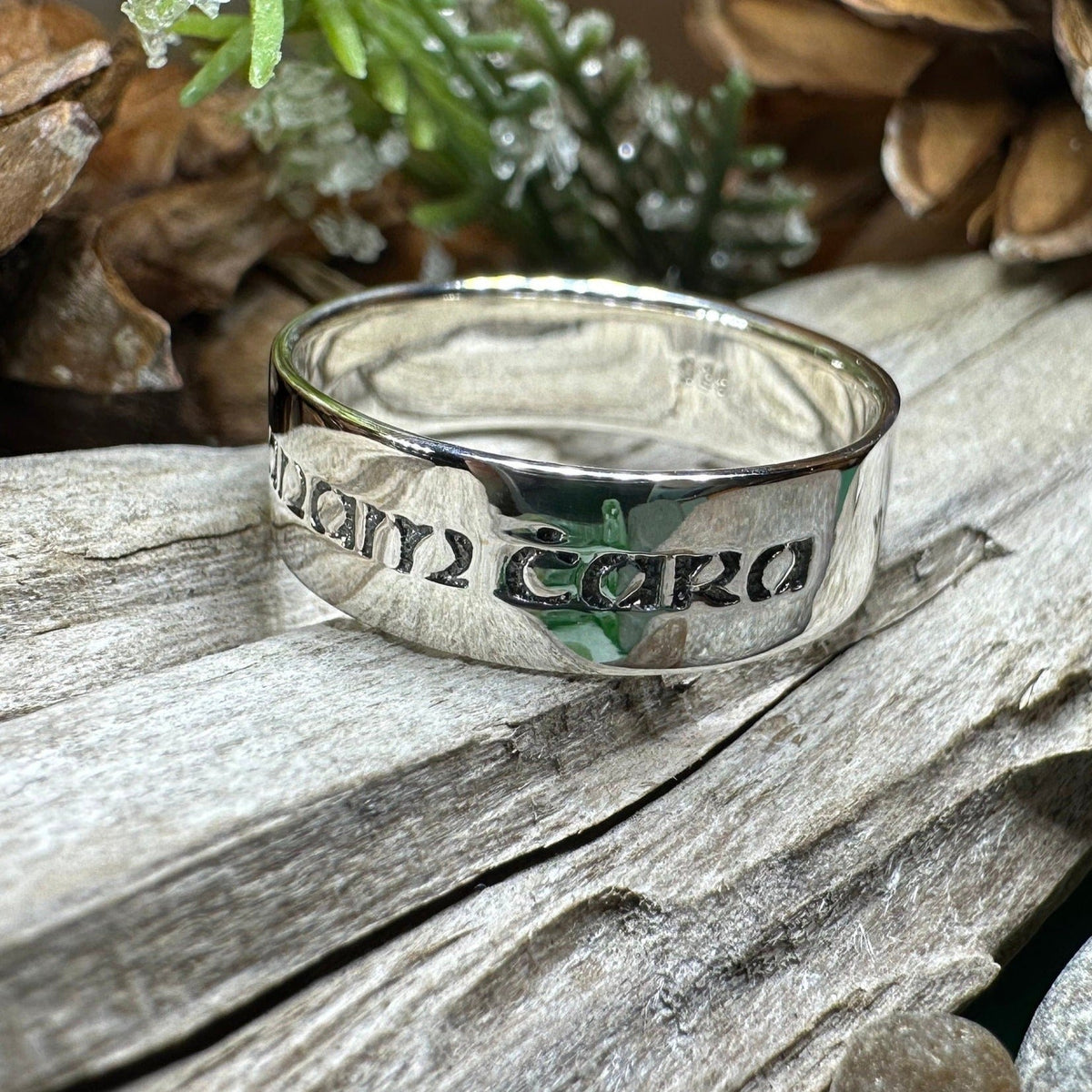 Gaelic Anam Cara Soulmate Ring in Sterling Silver Ring La Vie Bien Gaelic Anam Cara Soulmate Ring in Sterling Silver