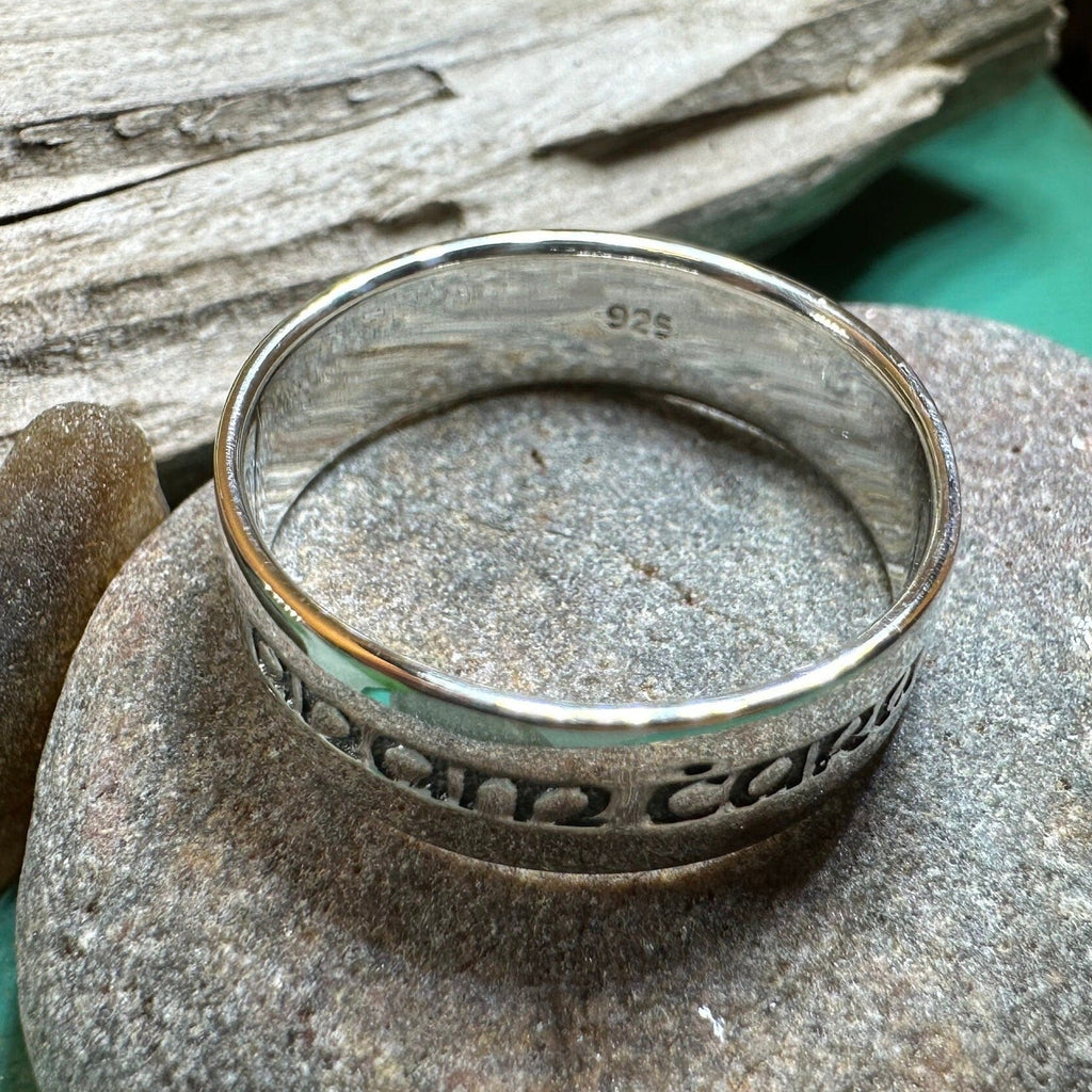 Gaelic Anam Cara Soulmate Ring in Sterling Silver Ring La Vie Bien Gaelic Anam Cara Soulmate Ring in Sterling Silver